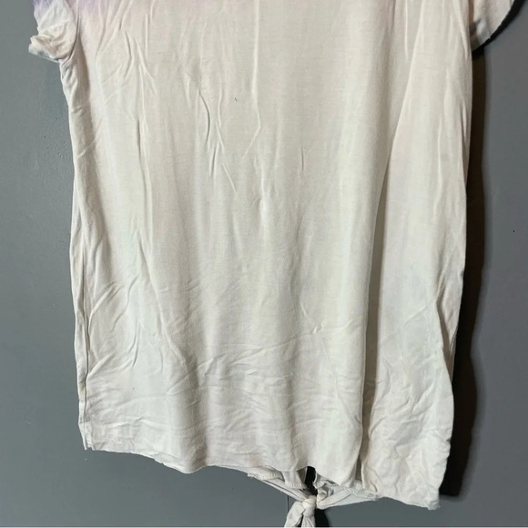 American eagle blue ombré front tie short sleeve tshirt size small - Picture 9 of 9
